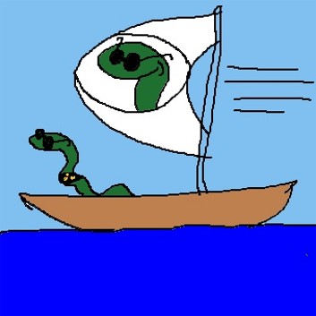 Brillenschlange & Segelboot
