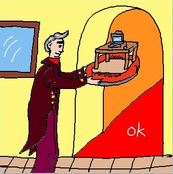 Schreibtischbutler