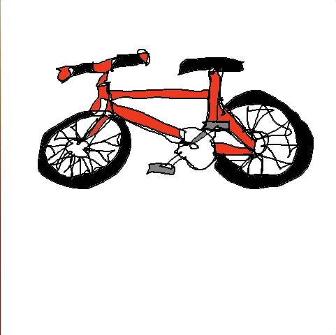 bicycle (5 strokes)