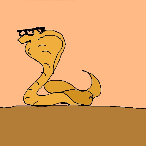 cobra, glasses