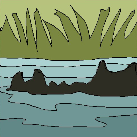crocodile (5 strokes)
