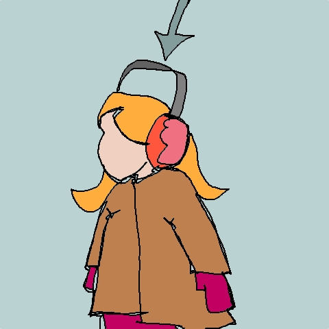 earmuffs (5 strokes)