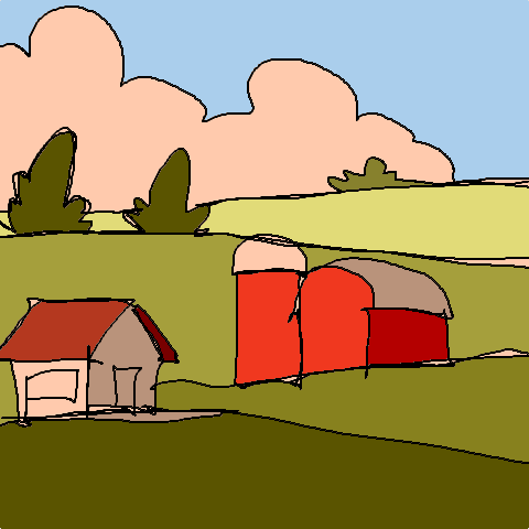 farmhouse (5strokes)