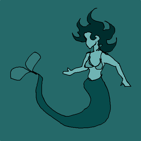 mermaid (5strokes)