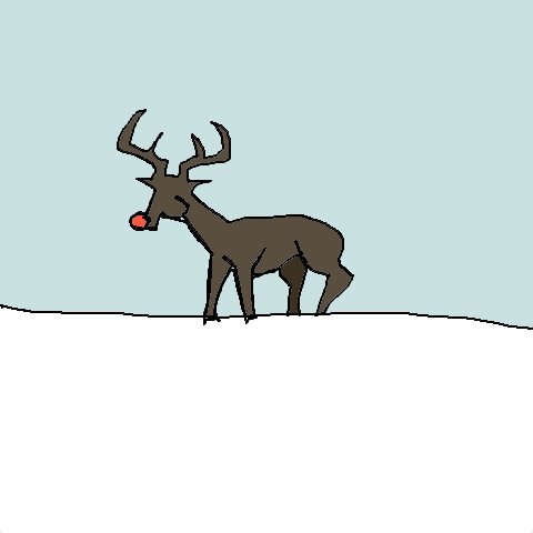 reindeer (5 strokes)