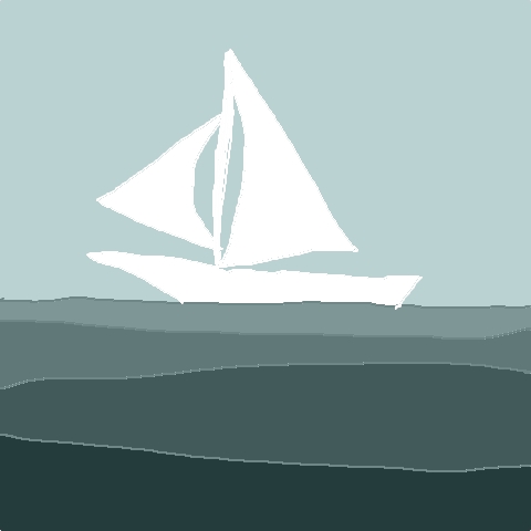 sailboat (5 strokes)