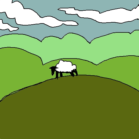 sheep (5 strokes)