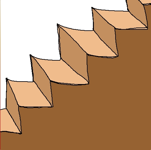 staircase (5 strokes)