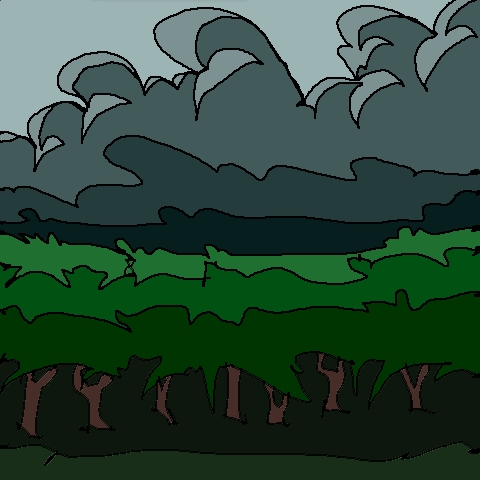 thunderstorm, jungle (connections)
