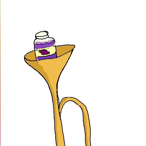 trumpet, jelly