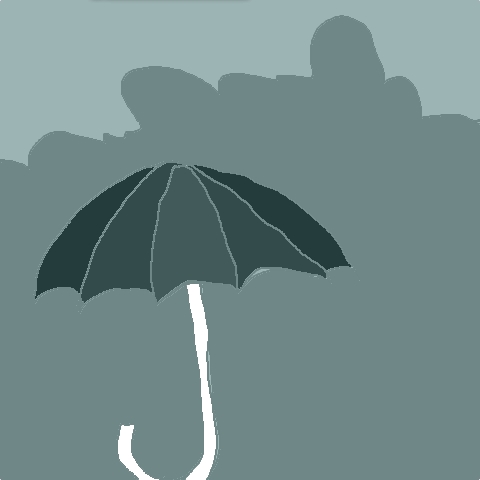 umbrella (5 strokes)