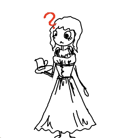 Fragezeichen, Dirndl