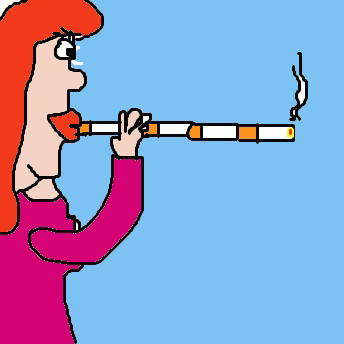 Kettenraucherin