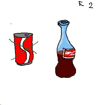 Cola in Glas Flaschen