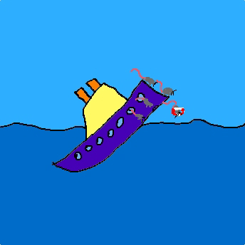 Die Ratten verlassen das sinkende Schiff