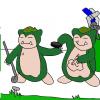 puck, needle, caddy